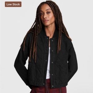 Rag & Bone ‘Val’’ quilted cotton jacket, Black XL